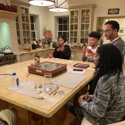 Sunny's husband, Emmanuel, is an orthopedic surgeon.